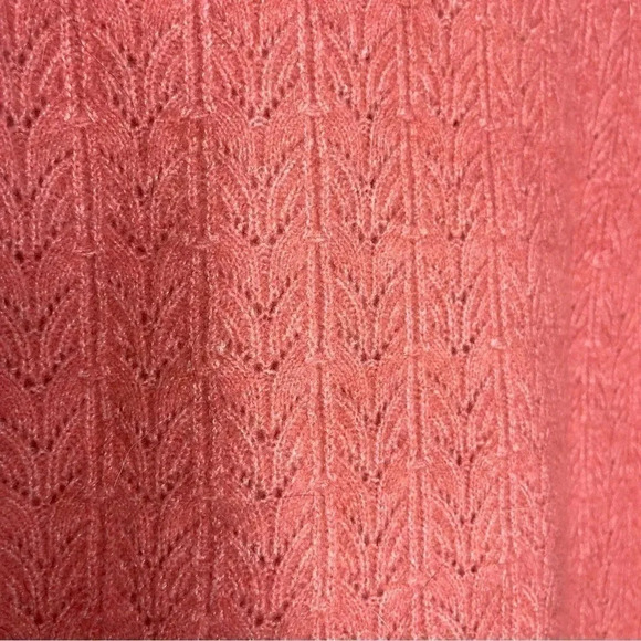 Chico's 0 V Neck Coral Sweater Size Small - Picture 5 of 7